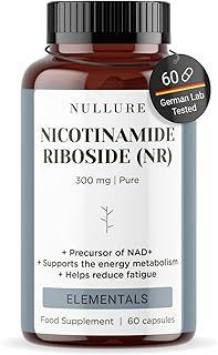 NAD Nicotinamide Riboside 300mg | NAD+ Boost |Clean Label Certificate |Third Party Tested | Vegan |No Additives| NAD Supplements | NAD Plus | NMN Alternative |NADH | NR 60 Capsules (2 Months)