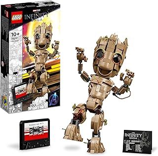 LEGO Marvel I am Groot Building Toy, Guardians of the Galaxy 2 Set for 10 Plus Year Old Boys & Girls, Collectible Baby Groot Figure Model, Gift Idea 76217