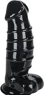 Giant Dildo 13.6 Inch Extra Large Realistic Black Huge Dildo Female Vaginal Pleasure - Extra Fat Suction Cup Dildo - Hands Free Play Soft XXL Dildo Enhance Your Experience with Adult Toys