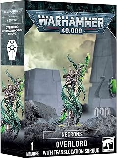 Games Workshop - Warhammer 40,000 - Necrons: Overlord + Translocation Shroud, Black