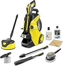 Kärcher K 5 Power Control Car & Home Pressure Washer, pressure: max. 145 bar, flow rate: 500 l/h, area: 40 m²/h, water filter, 13 kg, high-pressure gun, dirt blaster, spray lance, Home Kit, Car Kit