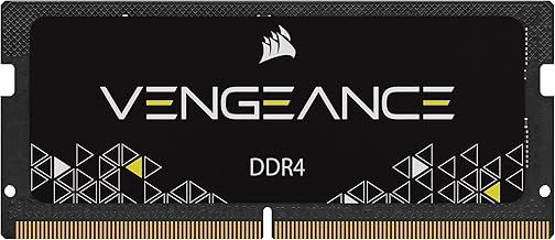 Corsair Vengeance SODIMM 16GB (1x16GB) DDR4 2666MHz CL18 Memory for Laptop/Notebooks (Intel 6th Generation Intel Core i5 and i7 Processor Support) Black