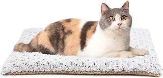 Petace Self Heating Cat Bed Mat 60 x 45 cm, Dual-sided Self-warming Pet Pad, Cordless Heated Cat Blanket, Small Dogs Warming Mat