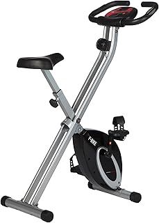 Ultrasport F-Bike Folding Exercise Bike - Extra Silent with Relax Foam Seat and LCD Display - Exercise Bikes for Home Use, Exercise Bike Foldable, Indoor Bike, Stationary Bike