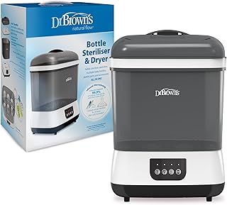 Dr. Brown's All-in-One Steriliser and Dryer for Baby Bottles, Parts & Other Newborn Essentials