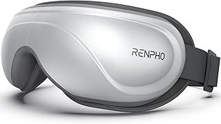 RENPHO Eyeris 2 - Extended Massager with Heat and Vibration, Rechargeable Mask with Bluetooth Music for Relaxation, Eye Strain, Dry Eyes, Improved Sleep, Birthday Gift