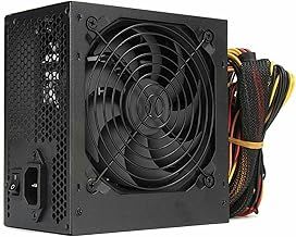 Black 500W PSU ATX Power Supply Unit With 120MM Quiet Fan, Active PFC Protection, 3 x SATA / 24-PIN / 8-PIN 12V / 2 x MOLEX
