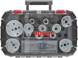 Bosch 14-Piece Hole Saw Set Progressor for Wood & Metal (Ø 20-76 mm, 44mm length, with Power-Change Plus Adapter, HSS Pilot Drill Bits, Professional Accessories for Drills)