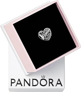 Pandora Moments Women's Sterling Silver Family Heart Bracelet Charm
