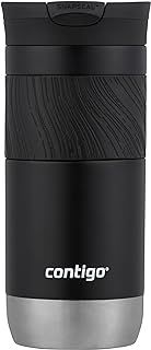 Contigo Byron Snapseal Travel Mug | Stainless Steel Thermal Mug | Vacuum Flask | Leakproof Tumbler | Coffee to Go Mug with BPA Free Easy-Clean Lid
