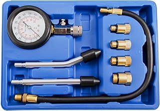 Professional Petrol Engine Compression Tester Kit Fuel Cylinder Pressure Gauge Tool Set for Automotive Motorcycles