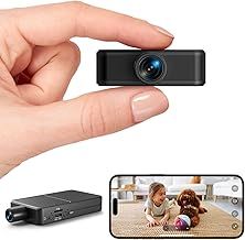 Spy Hidden Camera | WiFi Mini Camera | 10hr Nonstop Recording Spy Camera WIFI Hidden, 4K HD Video, Cloud & SD Storage, Motion Detection & Night Vision for Indoor/Home