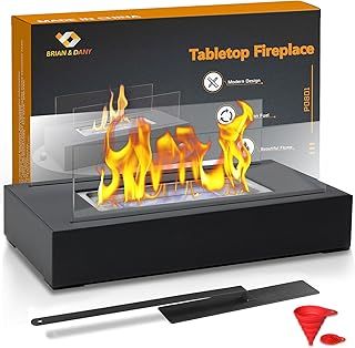 BACOENG Tabletop Portable Bio Ethanol Fireplace
