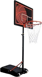Bee-Ball ﻿﻿Height Adjustable Basketball Hoop and Stand | Superior UV Resistant PE Backboard | ﻿Portable Basketball Hoop and Stand for Kids and Adults