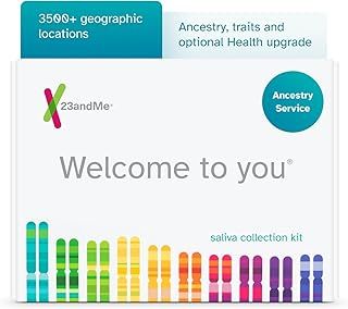 23andMe Ancestry Service: Personal Genetic DNA Test with 4000+ Geographic Locations, Family Tree, DNA Relative Finder, and Trait Reports