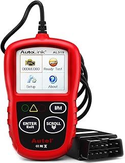 Autel OBD2 Code Reader AutoLink AL319 Universal OBD2 Scanner Car Diagnostic Tool Check Emission Vehicle Engine Fault Code Reader