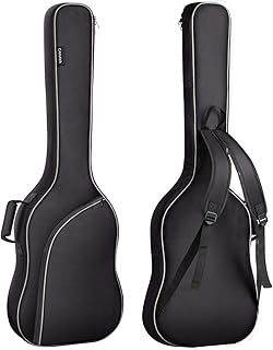 CAHAYA Electric Bass Case Guitar Bag Gig Bag Backpack Padded Soft Case 8mm Padding, Black, CY0202-2