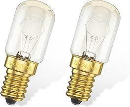 DoRight E14 Oven Pygmy Bulb 42W, SES E14 Dimmable Oven Lamp 300°C Heat Resistant 2700K Warm White 220V 240V Compatible with Neff/Bosch/AEG/Smeg/Zanussi Oven,Microwaves Salt Lamp (2-Pack)