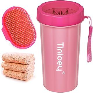 Dog Paw Cleaner for Dogs Large | Paw Washers for Dogs | Dog Paw Washer Pet Foot Cleaner | Paw Care & Dog Washing Equipment | Dog Accessories to Clean Dogs Paws (with 3 Towels ＆ Brush)