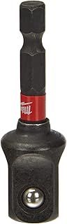 Milwaukee Shockwave 4932471827, Socket Spanner Insert, 50 mm 1/4 Inch Hex to 1/2 Inch Square, Red