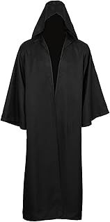 Adult Cloak for Jedi Robe Hooded Cloak Halloween Christmas Party Cosplay Costume Vampire Cloak Tunic Hooded Uniform