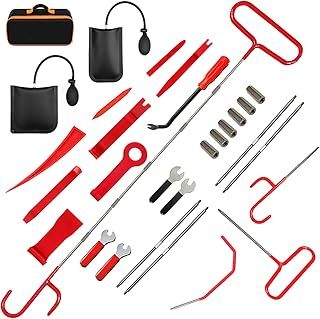 Car Tool Kit, 29PCS Professional Car Emergency Kit with Long Reach Grabber, Car Interior Repair Tools Car Emergency Kit for All Vehicles Emergency Use Frequently Put in The Trunk