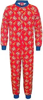 Arsenal FC Boys Pyjama All-in-One Sleepwear Kids Official Football Gift