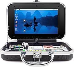 For Raspberry Pi 5 8GB Kit, ELECROW CrowPi Advanced Kit Pre-installed 9-inch Monitor, Raspberry Pi 5 8GB, and More Sensors as a Small Computer to Learn Basic Computer Science and Practice Programming