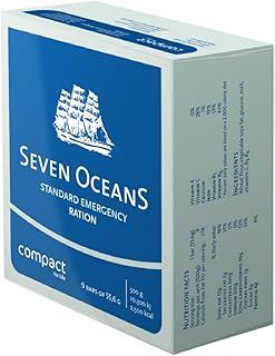 Seven OceanS® Emergency food rations sea