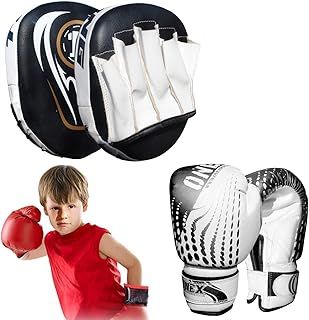 Boxing Set, Boxing Gloves, Kids Focus Pad, Boxing Set, Punching Bag Set, Target Boxing Set, Training Set, MMA Set, Training Set, Hook & Jab Strike Pads For Boys & Girls