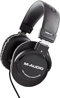 M-Audio HDH40 – Over Ear Studio Headphones with closed back design, flexible headband and 2.7m cable for studio monitoring, podcasting and recording