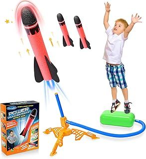 SAITCPRY Boy Toys for 4 5 6 Year Old, Toy Rockets Toys Boys Toys Age 3-9 Girl Gifts for 3-12 Year Old Boy Kids Toy Age 3-5 Boy Gifts Age 5 6 7 Autism Toy Rocket for Kid Outdoor Toy Kid Garden Toys
