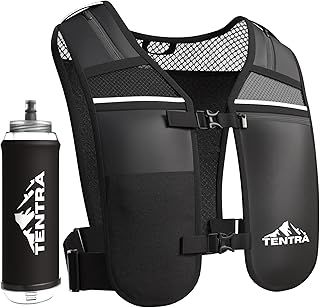 Running Vest For Women Men | Waterproof Phone Holder | Unisex Adjustable Reflective Vest | 8 Pockets, Lightweight Running Hydration Vest | Running Accessories