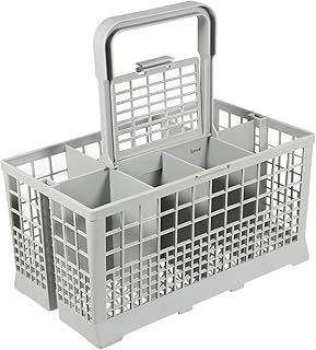 SPARES2GO Cutlery Basket Caddy Cage for AEG Dishwasher (Removable Handle, 240mm)