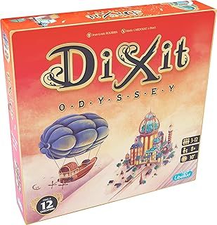 Asterion 8005 Dixit Odyssey Board Game, Italian Edition, Updated Version [English Language Not Single multi-coloured