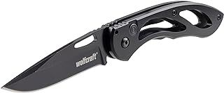 Wolfcraft Leisure Knife with Folding Blade I 4288000 I Versatile leisure knife for hobby and camping