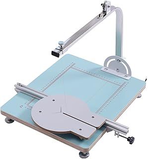 Electric Hot Wire Foam Cutter Table, Foam Cutter Hot Wire Electric Tabletop Work Table Tool, Tabletop Hotwire Cutter for Cutting with Ruler and Led Display, Adjustable Temperature and Voltage