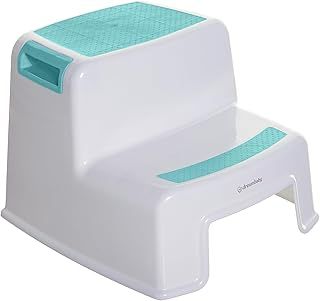 Dreambaby 2-UP Step Stool - Toddlers Stool - Slip Resistant - Aqua-Model G685