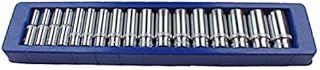 US PRO 17pc 3/8 Dr Metric Deep Socket Set 6 Point 8-24mm 3258
