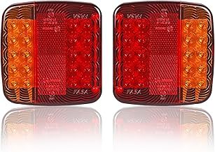 Trailer Rear Lights Tail Indicator-Lighting LED Truck Brake Lamp 12V Waterproof Perfect for Caravan Lorry Van or Tractor