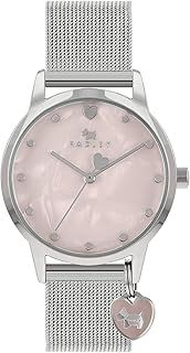 RADLEY Ladies Silver Stainless Steel Mesh Strap Watch RY4531A