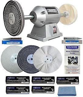 Draper 6" 250W Bench Grinder Polisher with Pro-Max 6" Metal Polishing Kit