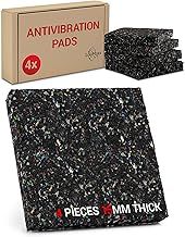 anti vibration mat – Set of 4-10cm x 10cm - rubber mat – 1,5 cm Thick and Non-Slip anti-vibration pads, Made in Germany - Suitable for Washing Machines, Dryers, and Other Devices