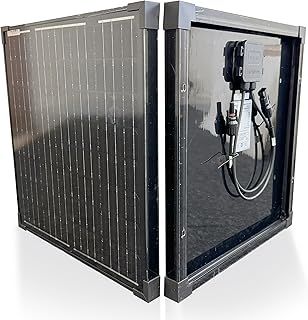30W Solar Panel for Caravan & Campervan– Monocrystalline 18V Battery Charger for Camping, Sheds, Homes, Off-Grid Power with MC4 Connectors by DTV Electronics