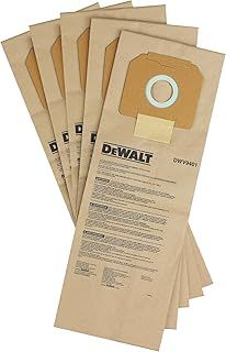 DEWALT PAPER DUST BAG FOR DWV902 5 PACK