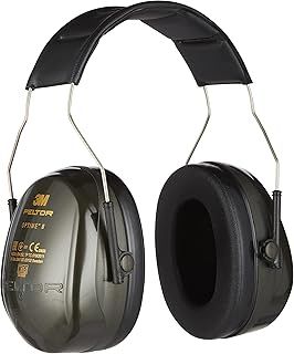 3M Peltor Optime II Comfort Earmuffs H520AC1, Ear Defenders Adults, Comfortable Fit with Reduced Pressure, Hearing Protection against noise levels in the range of 94-105 dB (SNR: 31 dB), black