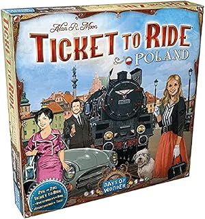 Days of Wonder | Ticket To Ride Poland: Map Collection | Board Game | Ages 8+ | 2-4 Players | 30-60 Minutes Playing Time