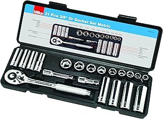 21PC 3/8" Drive Socket Set Metric