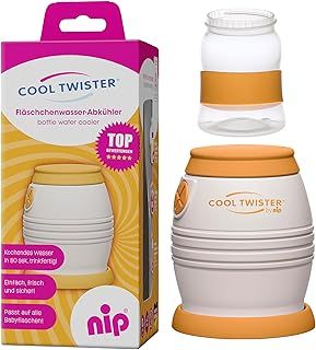 nip Cool Twister Bottle Water Cooler - Cools Boiling Water Exactly to 40, 50, 60 or 70°, BPA-Free, from 0 Years