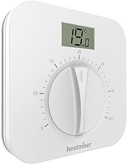 Heatmiser DS1-L, Metal, White
